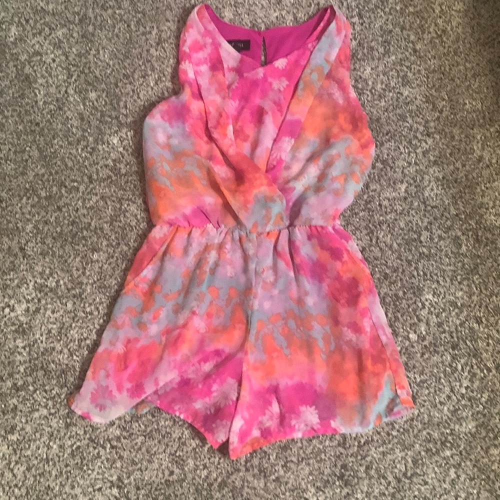 Kids large pink romper